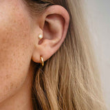 The Essential 18K Gold Hoops