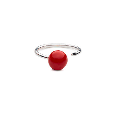 Rouge Selene Silberring