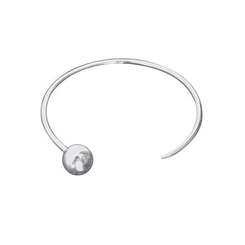 Selene Silver Bangle