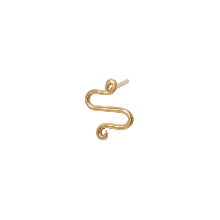 Naga 14K Gold Earring
