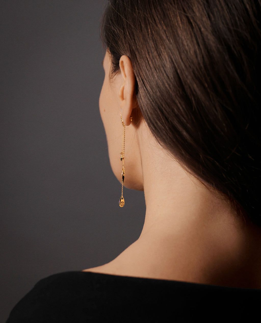 Laughing Skull Phurpa 18K Gold Pendant w. Diamond