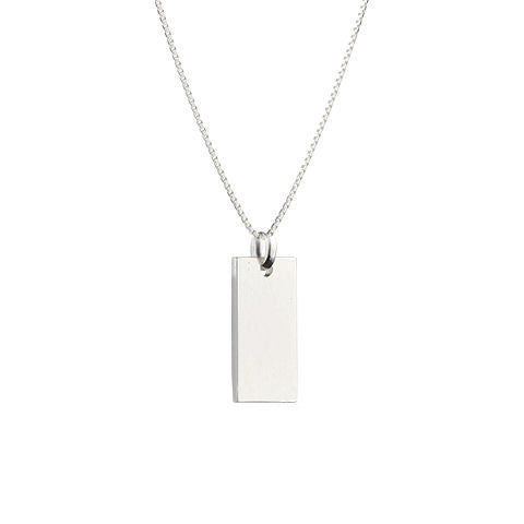Signet Silver Necklace
