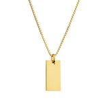 Signet Gold Plated Necklace