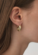 High Tide Gold Plated Hoops