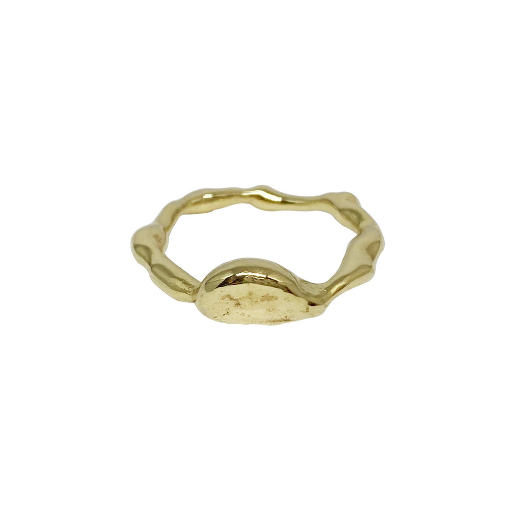 Lunar Eclipse 14K Gold Ring