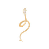 Snakes 18K Gold Earring w. Diamonds