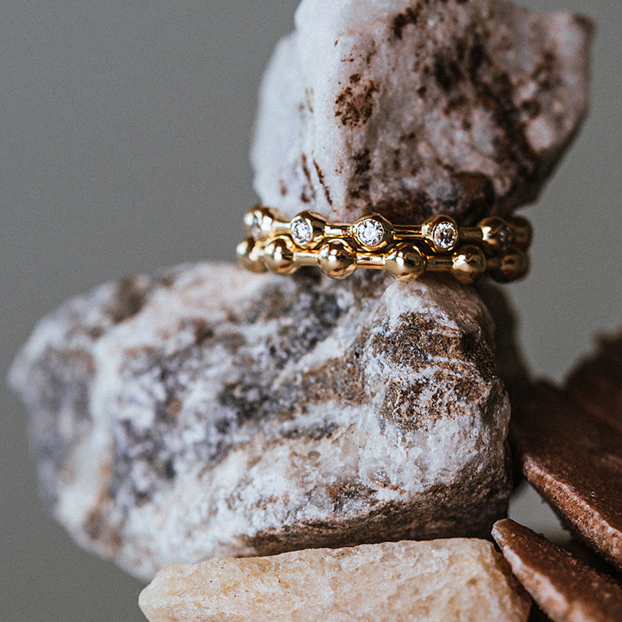 Sphere 18K Gold Ring