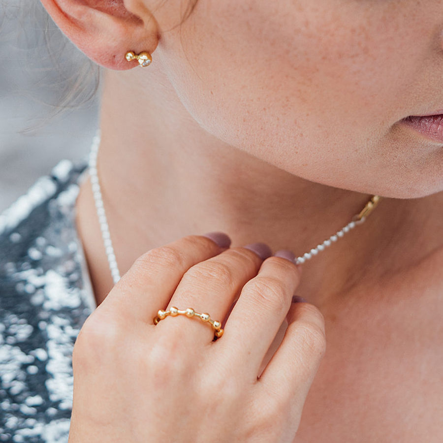 Sphere 18K Gold Ring