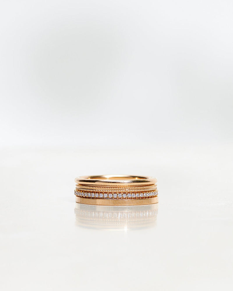 Round Goldie 1.5 mm 18K Gold, Whitegold or Rosegold Ring