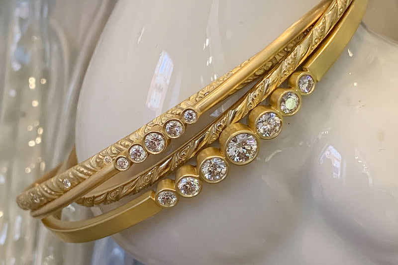 Stella Armreif aus 18K Gold I Diamanten