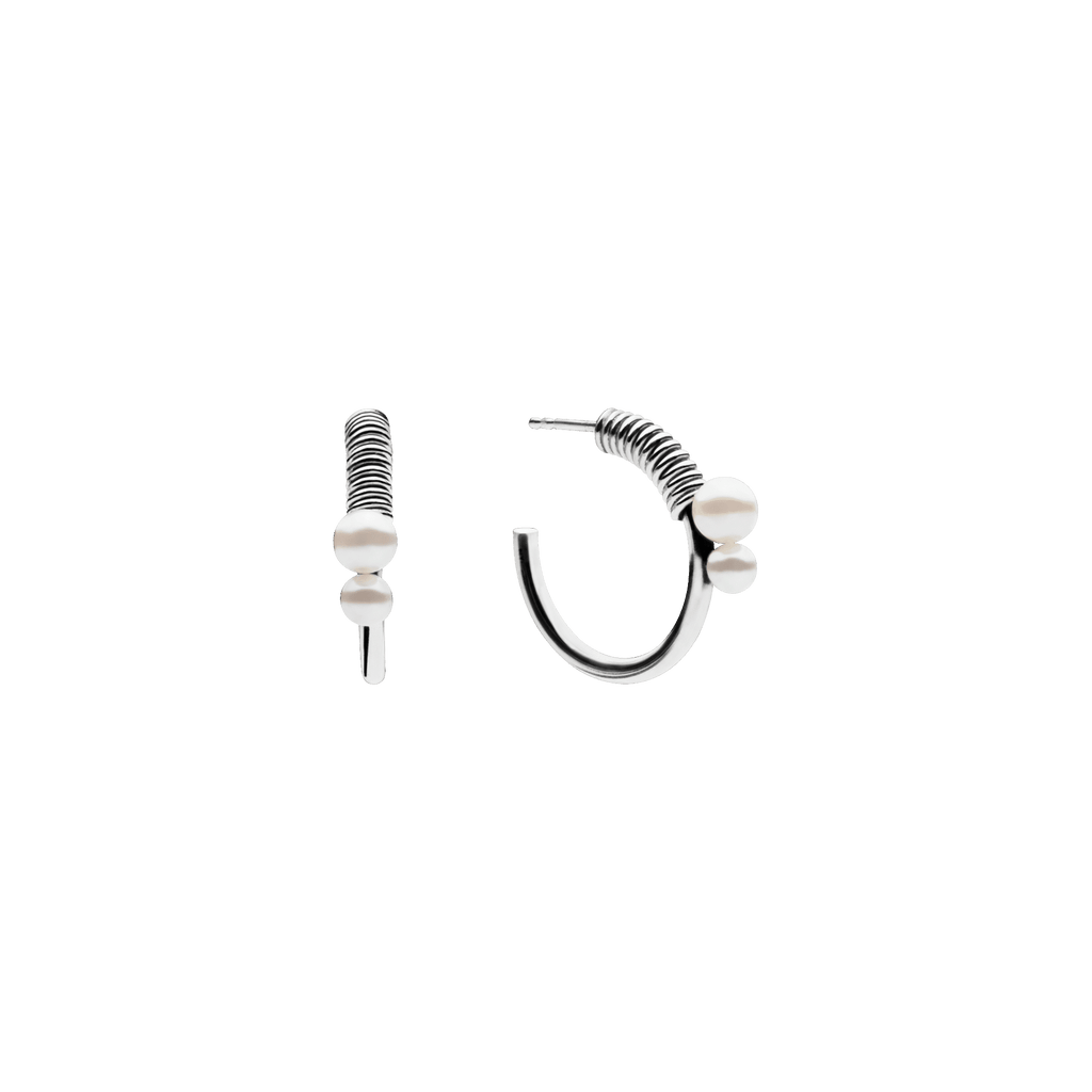 Stella Point Earrings Silver