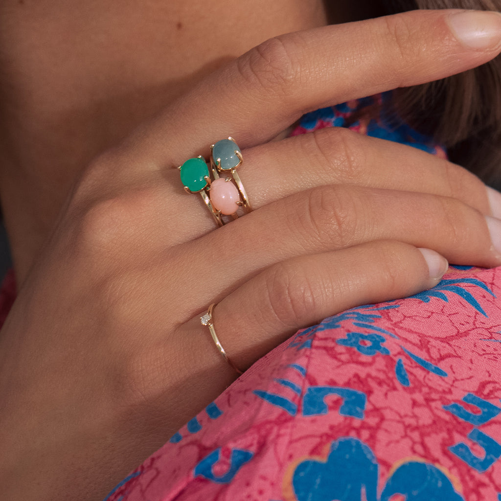 10K Gold Ring w. Opal