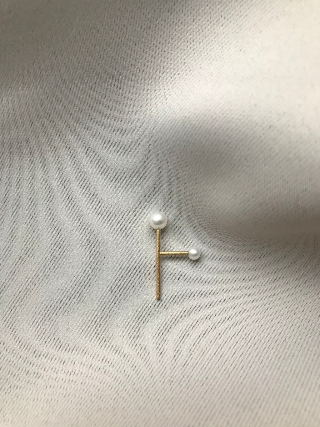 TENTACLE 2 L 14K Gold Stud