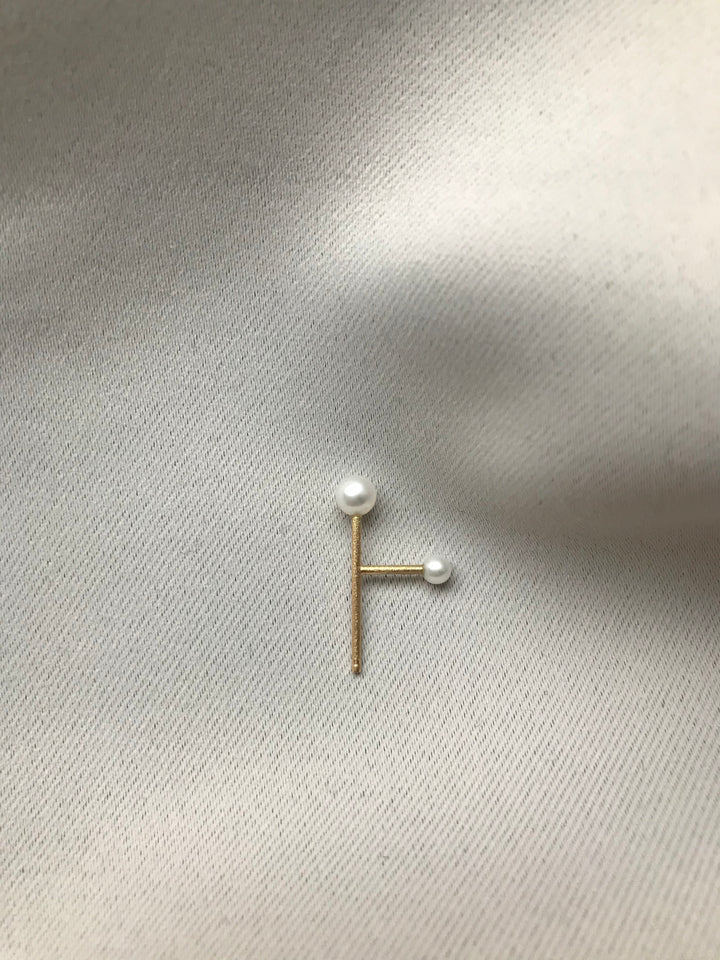 TENTACLE 2 L Ohrstecker 14K Gold