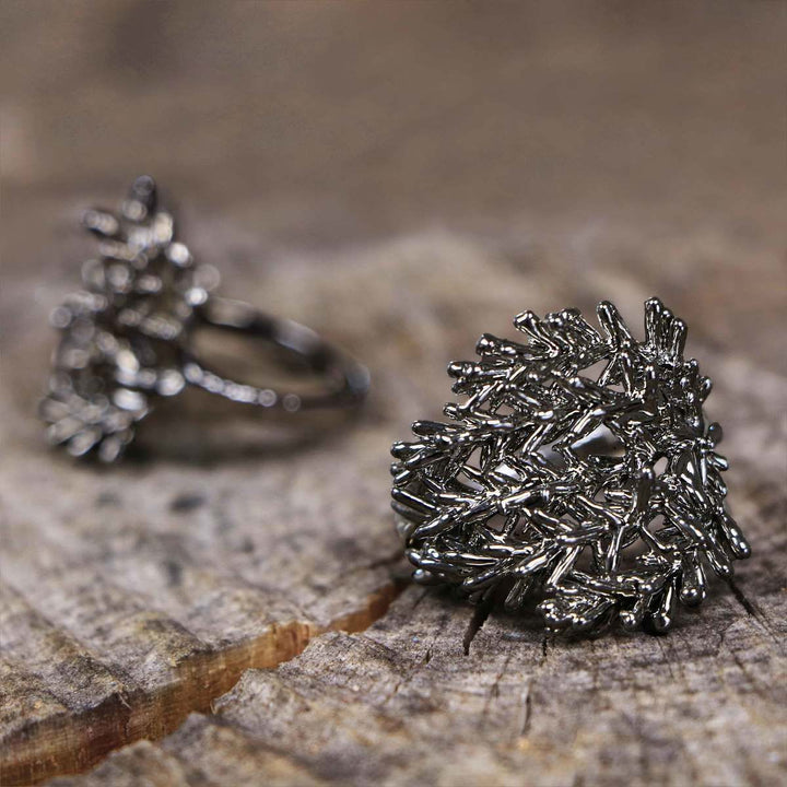 TERRA Black Gold Plated Ring