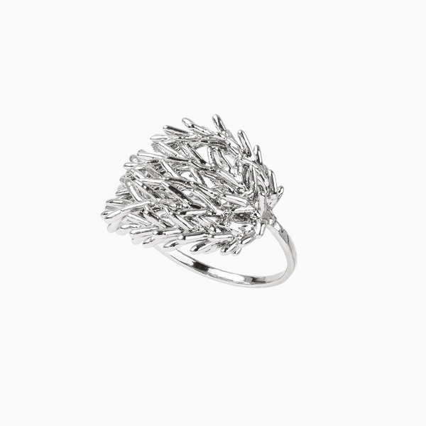 TERRA White Gold Plated Ring