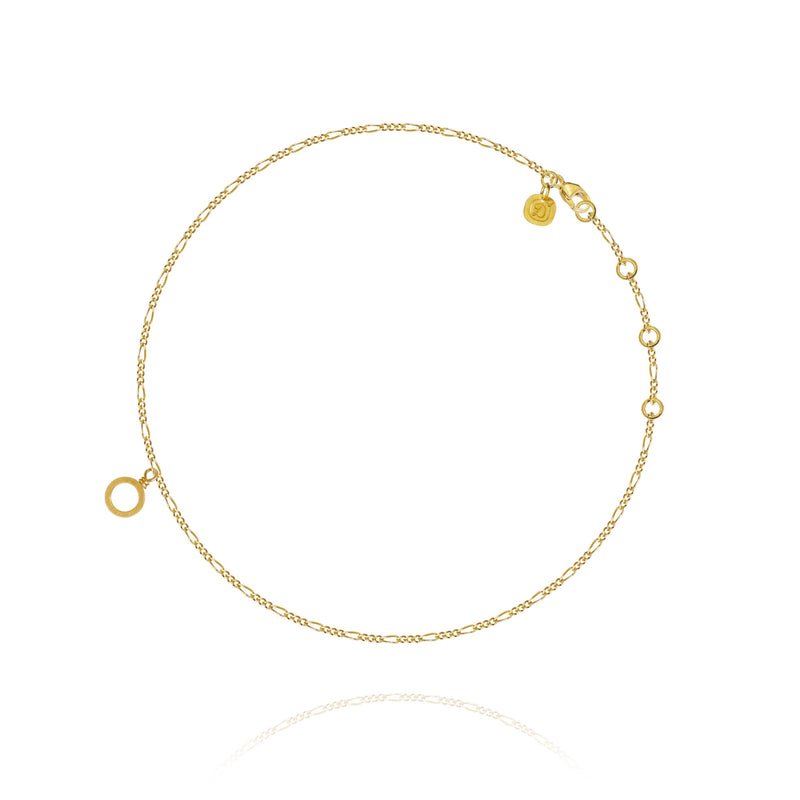 Thera Twist Piccolo 18K Gold Anklet