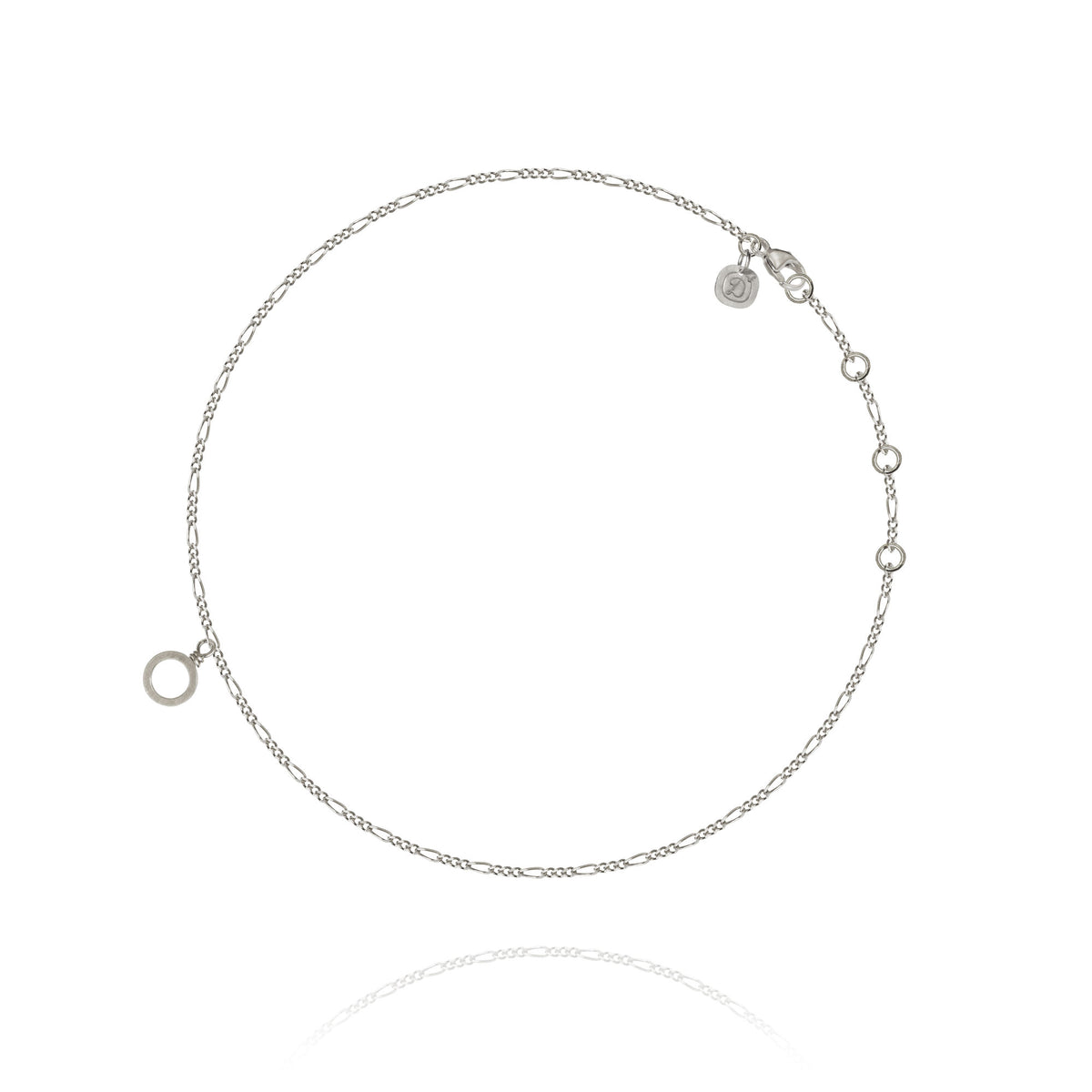 Thera Twist Piccolo Silver Anklet