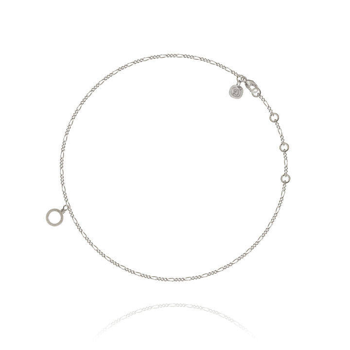 Thera Twist Piccolo Silver Anklet