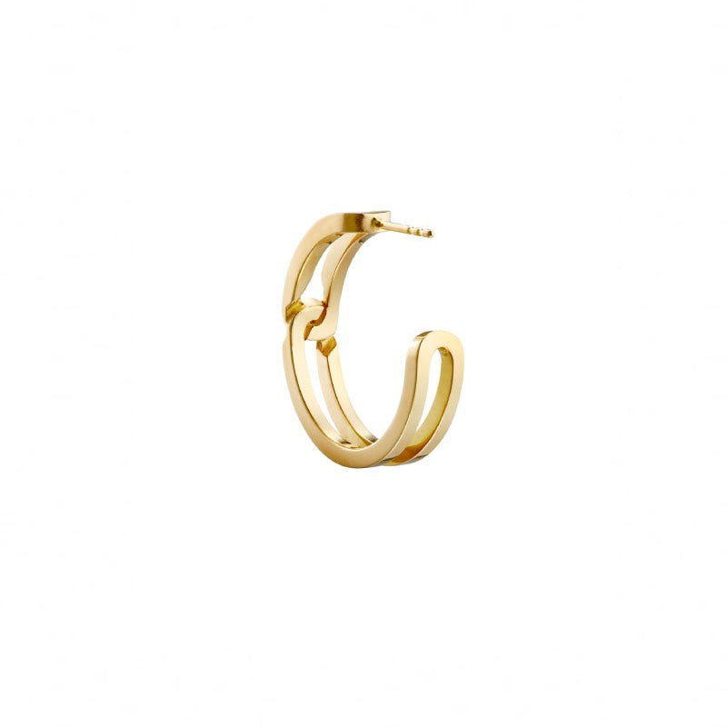The Gasp Large 18K Gold Earring