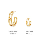 The Gasp Large 18K Gold Earring