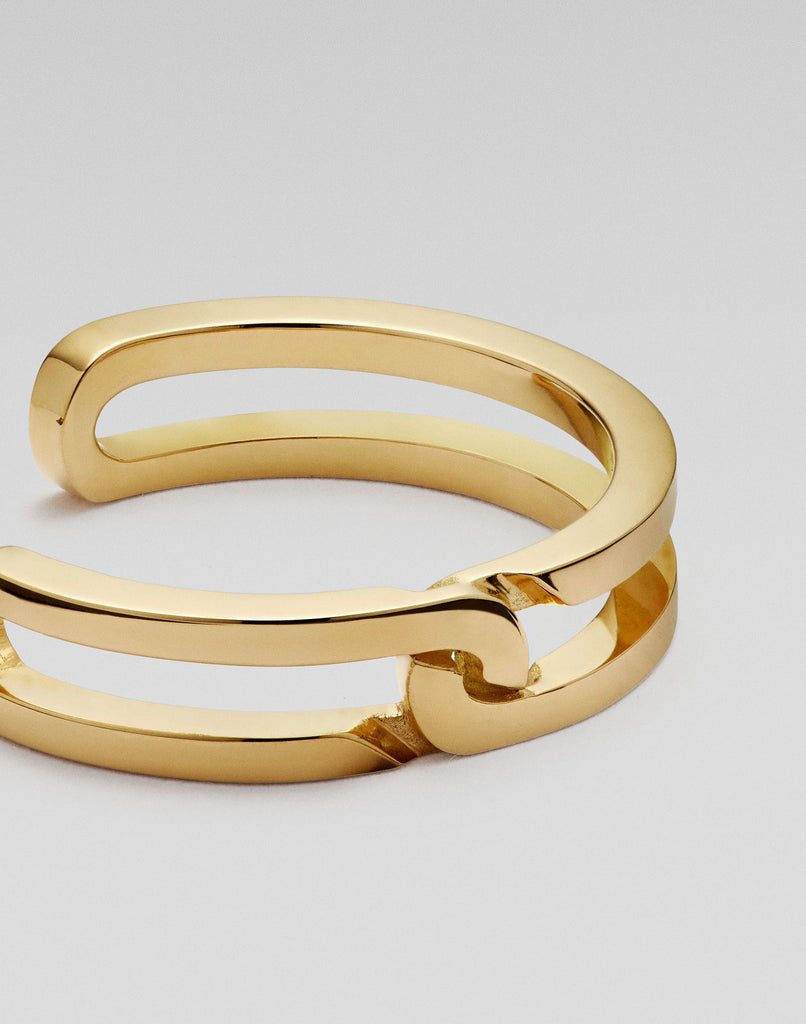 The Gasp Large 18K Gold Earring