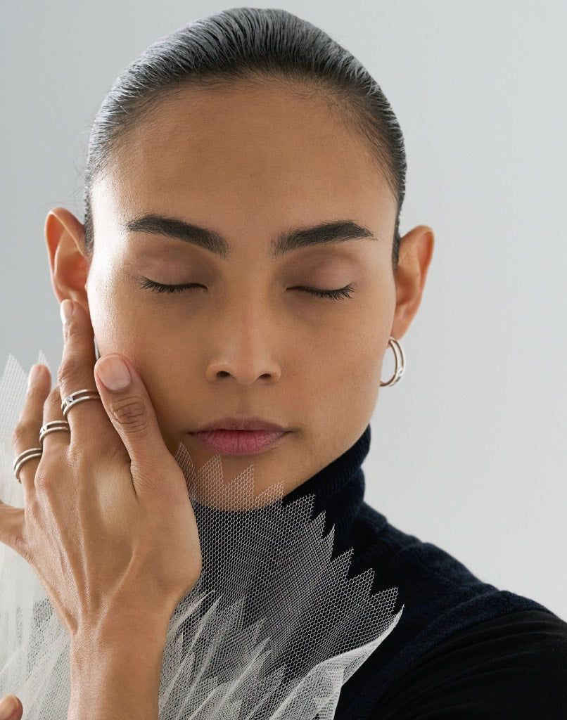 The Gasp Large Silver Earring