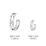 The Gasp Large Silver Earring