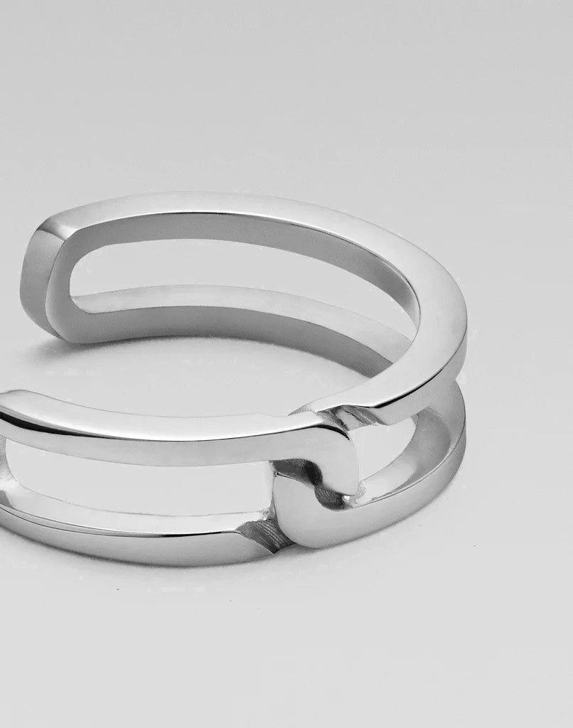 The Gasp Small Silver Earring