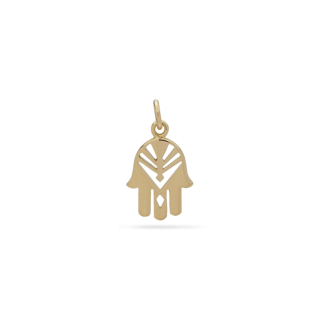 Fatimas Mini Hand 14K Gold Pendant