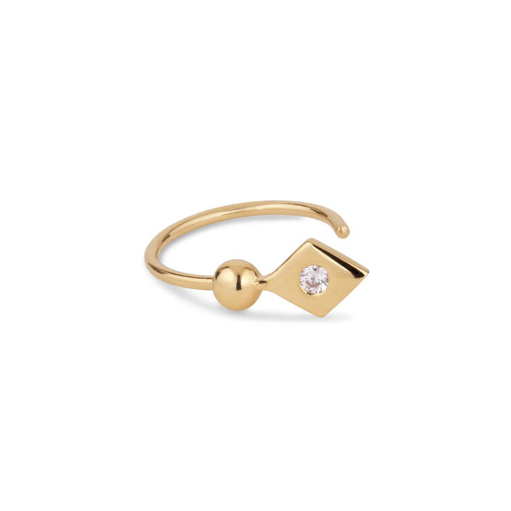 Issa Kite Gold Plated Ohrring W. Zirkonia