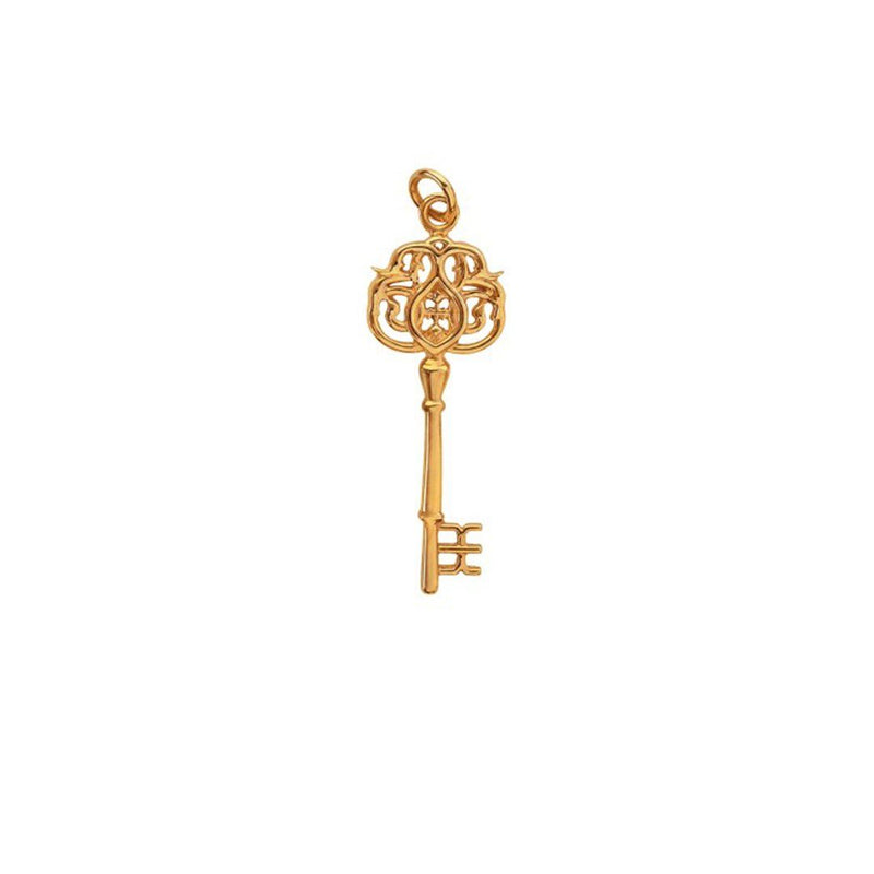 Kinz Big Key 14K Gold Necklace