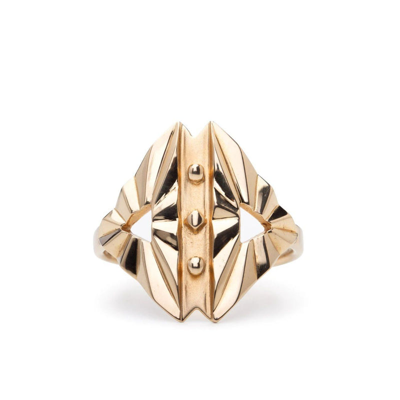 Super Butterfly 14K Gold Ring