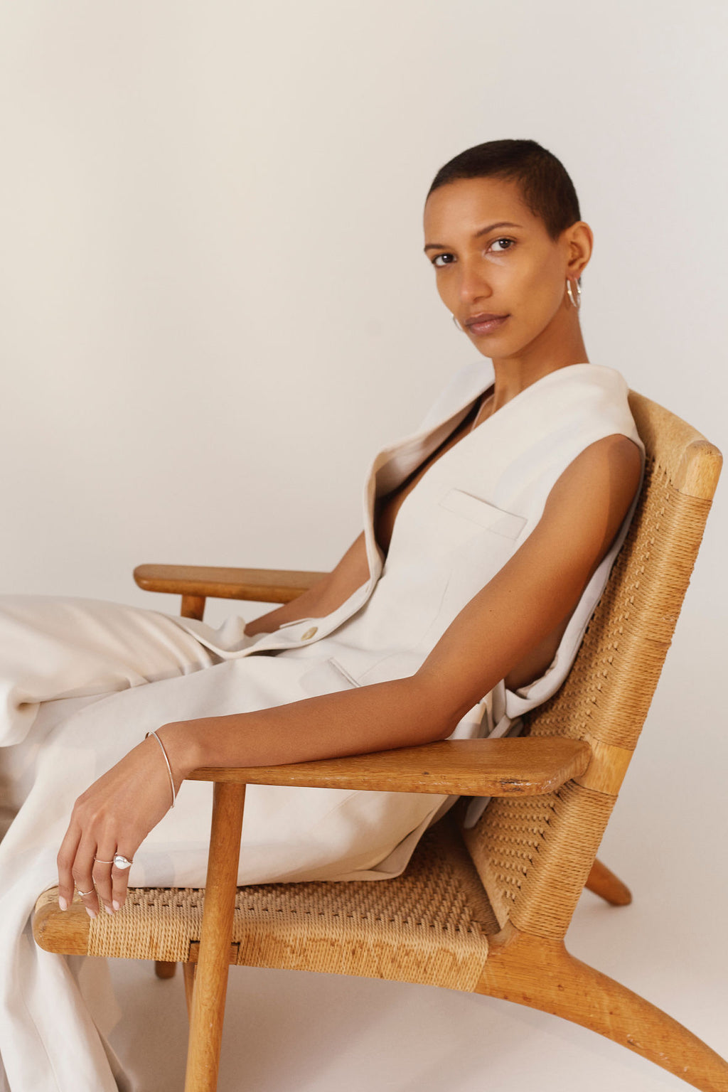 Blaze 18K Gold Bangle