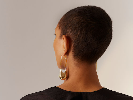 Ionic18K Gold Earring