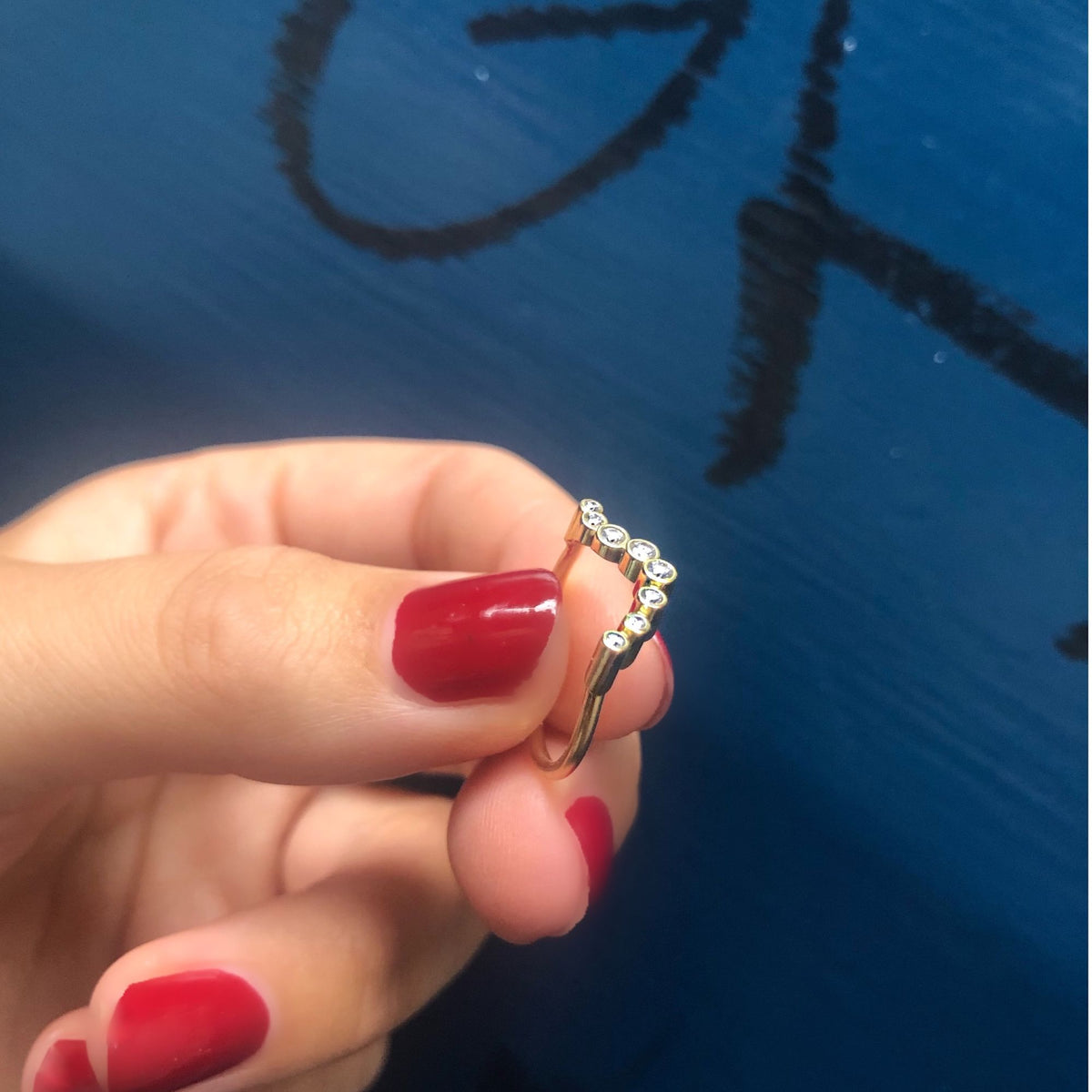 Miss Charlotte Gold 18K Gold Ring w. Diamonds