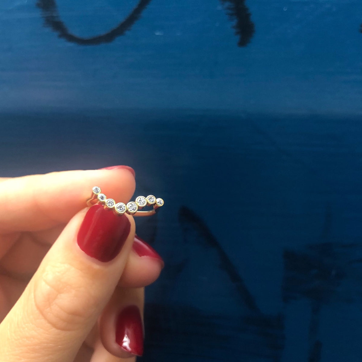 Miss Charlotte Gold 18K Gold Ring w. Diamonds
