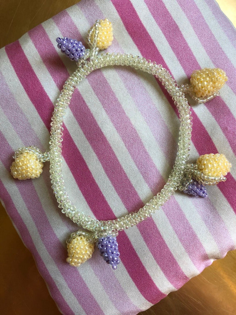 Peyote Bracelet Mixed coloured Beads