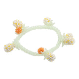 Peyote Pineapple Bracelet Mixed coloured Beads