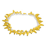 Banana Feast Necklace Yellow Beads