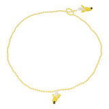 Simple Banana Necklace Yellow Beads