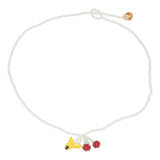 Simple Fruit Salad Necklace Yellow and Red Beads