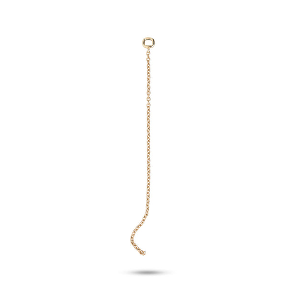 Rainbow Chain 10K Gold Earring-Pendant