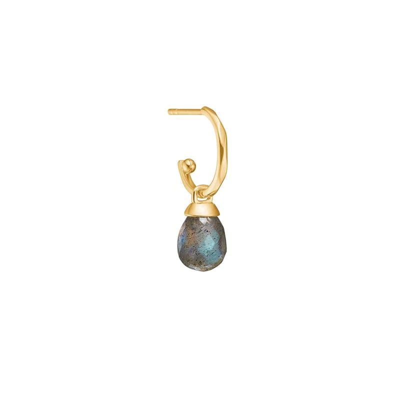 10K Gold Pendant w. Labradorite
