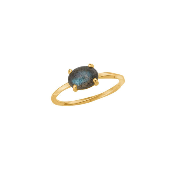 10K Gold Ring w. Labradorite