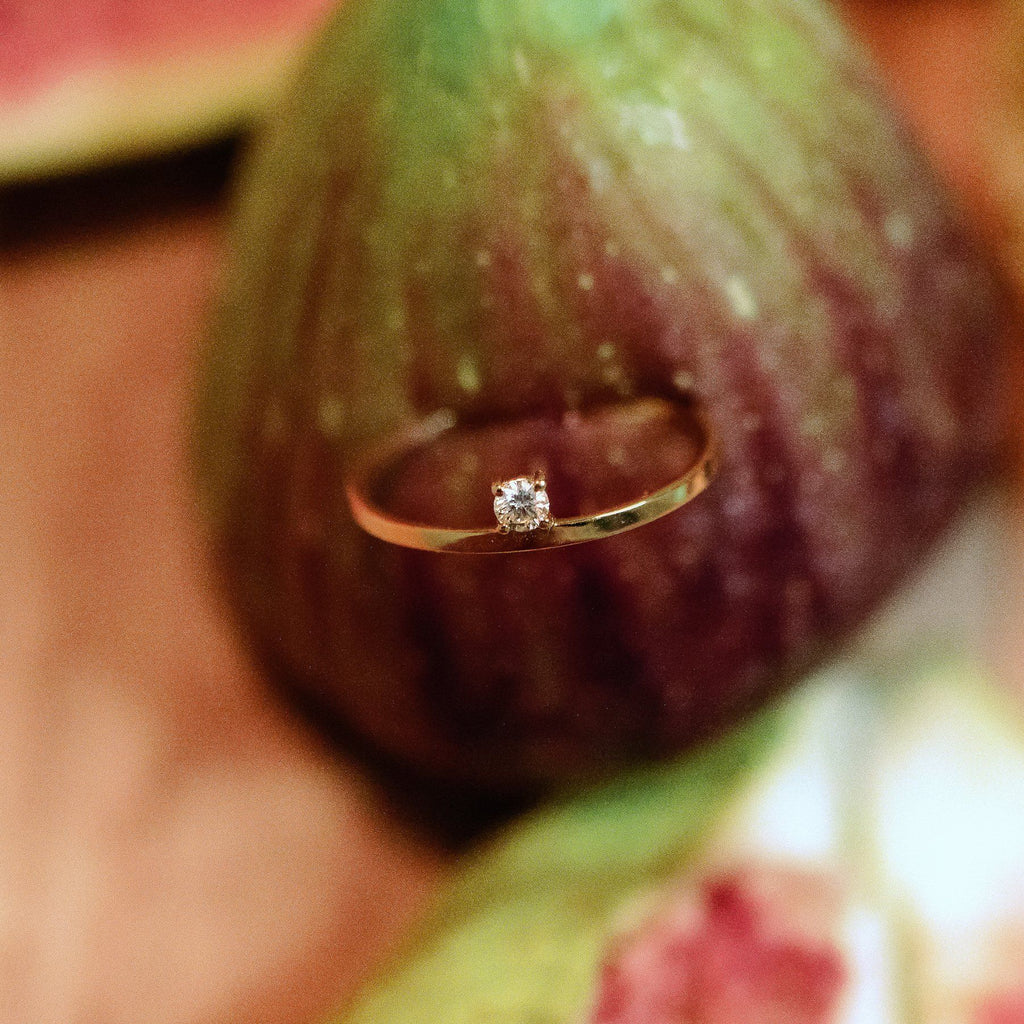 The small Bun I Goldring aus 18K I 48