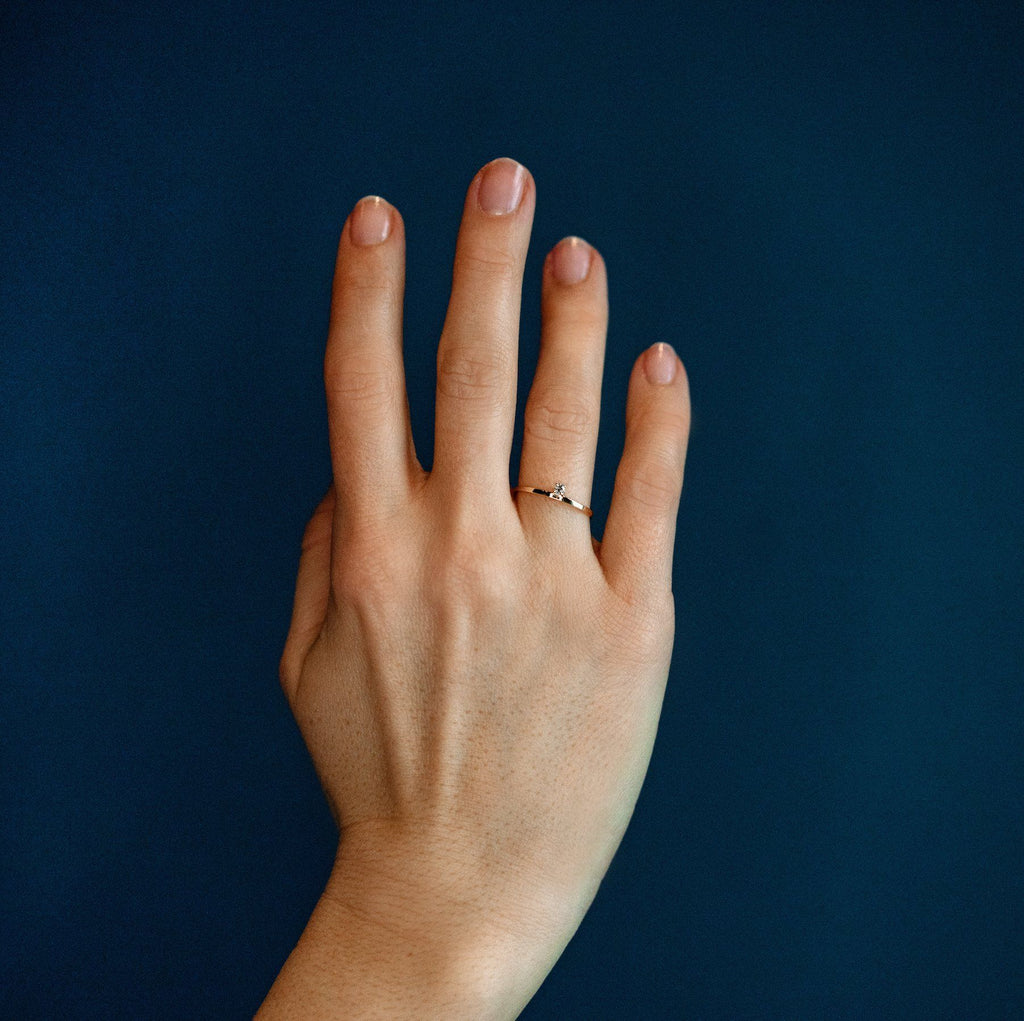 The small Bun I Goldring aus 18K I 48