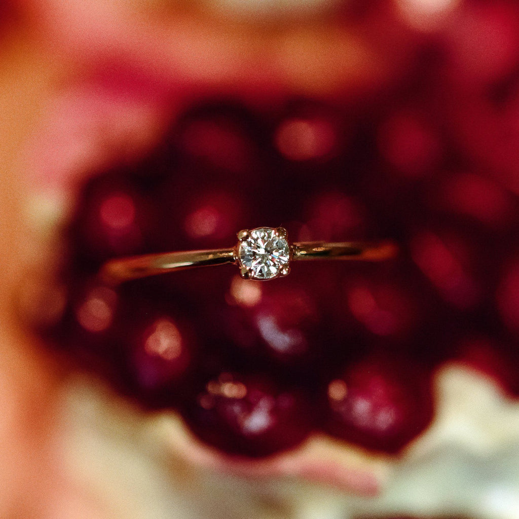 The Classic 4 Zacken I Goldring aus 18K I 48