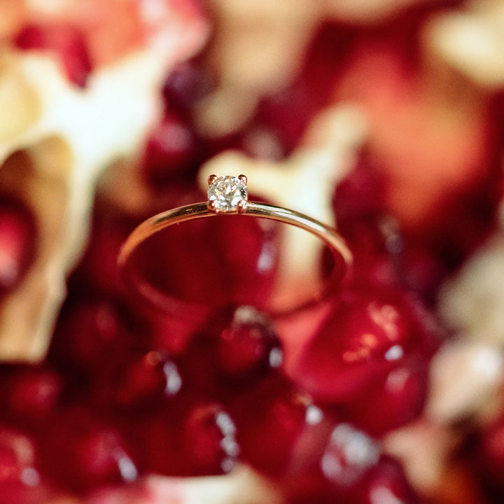 The Classic 4 Prongs Stack - 18K Gold / 48