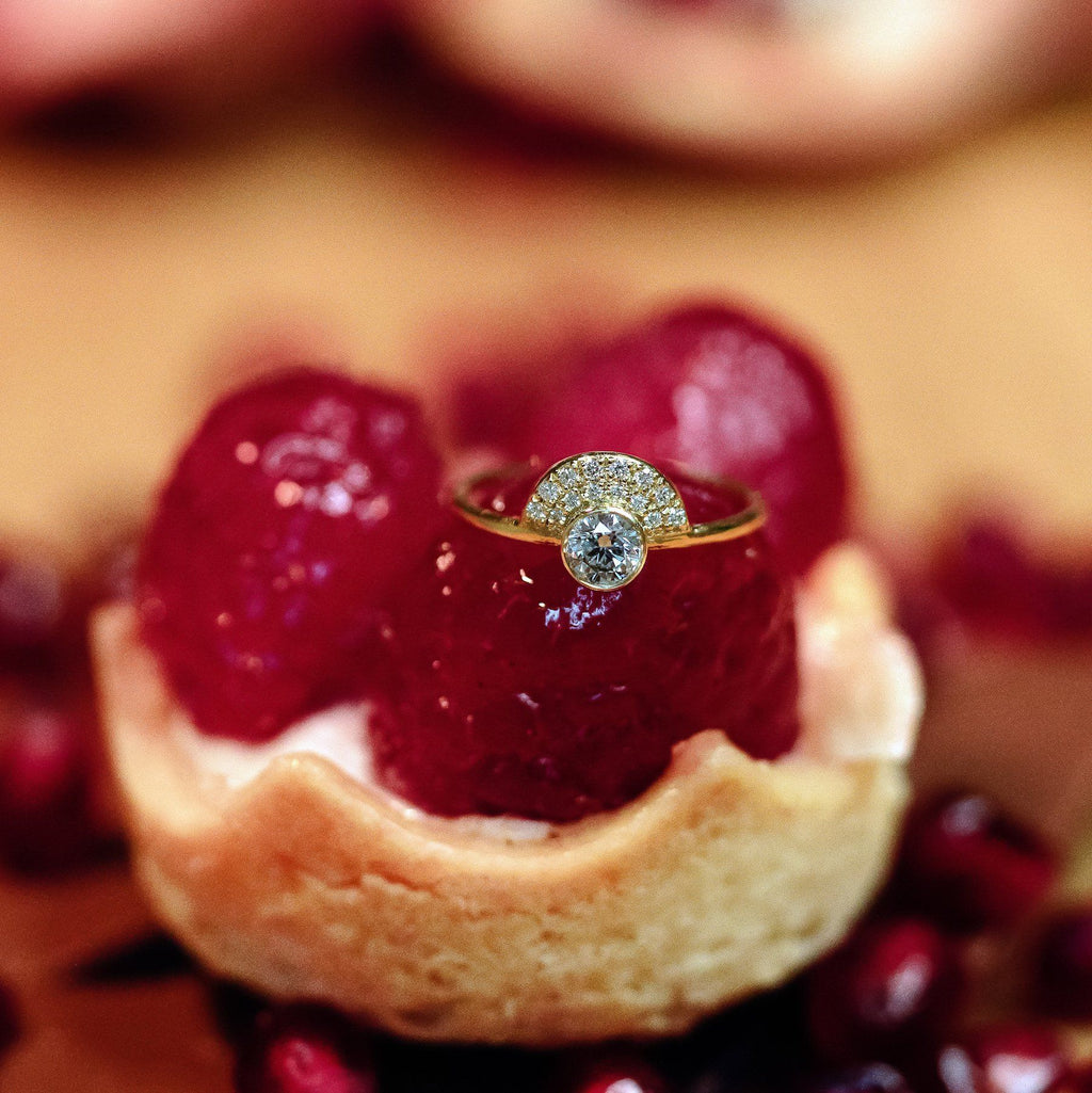 The Half Halo - 18k Gold / 48